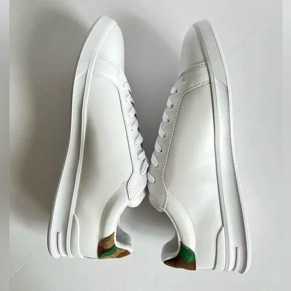 Polo Ralph Lauren Heritage Court II Low Top White Camo Sneakers Men's Size 10