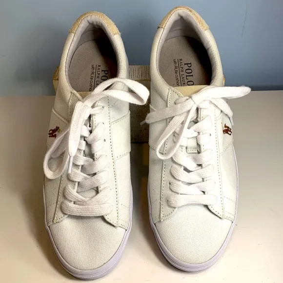 Polo Ralph Lauren Low Top Sayer Sneakers in Canvas NEW!