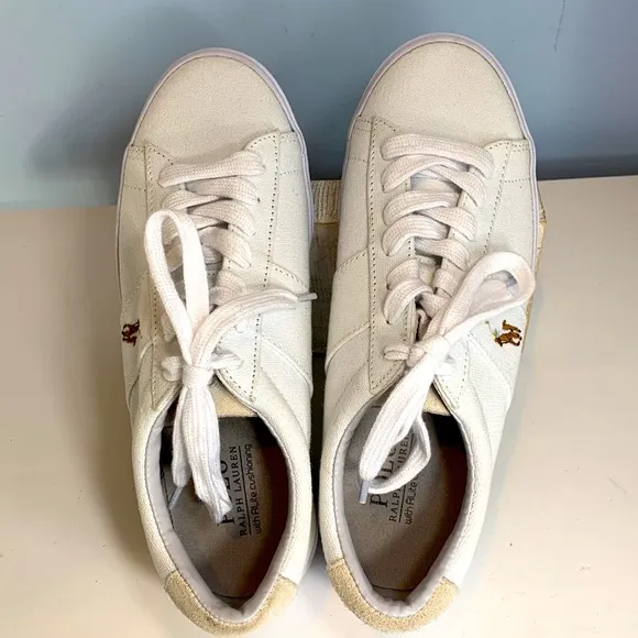 Polo Ralph Lauren Low Top Sayer Sneakers in Canvas NEW!
