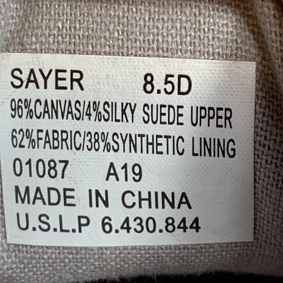 Polo Ralph Lauren Low Top Sayer Sneakers in Canvas NEW!