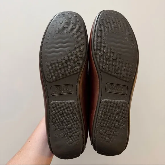 Polo Ralph Lauren Redden Leather Venetian Driver Loafers