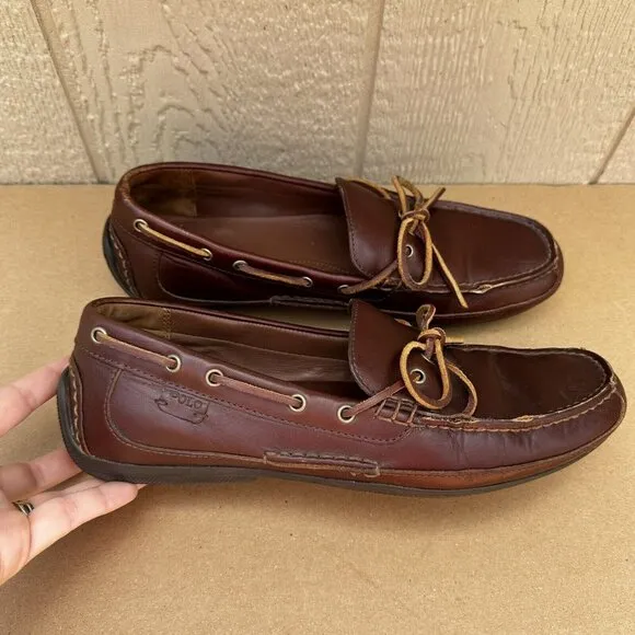 Polo Ralph Lauren Roberts Driving Loafers Shoes Leather Men’s Size 11