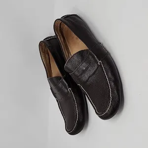 Polo Ralph Lauren Telly II Brown Leather Driving Loafers Men's Size 10.5D