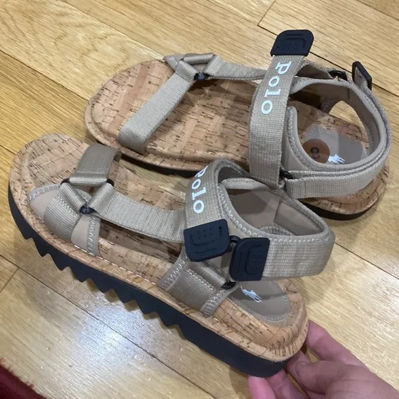 Polo Ralph Lauren Womens Grosgrain Strap Sandals