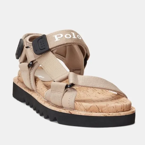 Polo Ralph Lauren Womens Grosgrain Strap Sandals