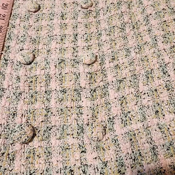 Pomander Place Tweed Bianca Dress NWT Pink XS