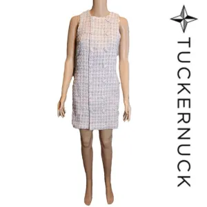 Pomander Place Tweed Bianca Dress NWT Pink XS