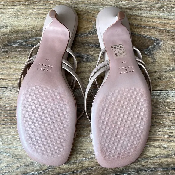 Porte &amp; Paire Leather Sandals