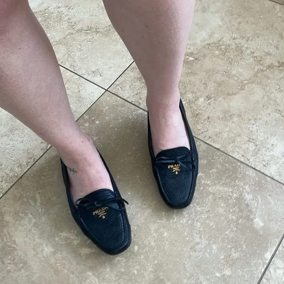 Prada driving loafers -100% Authentic