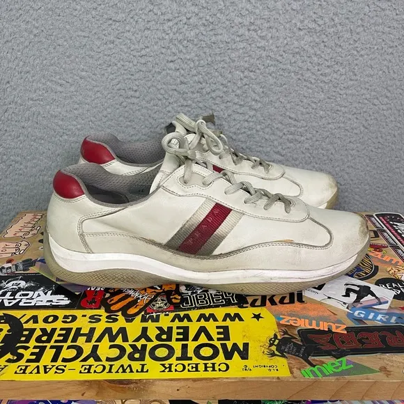 Prada Eagle Low Top Sneakers