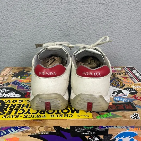 Prada Eagle Low Top Sneakers