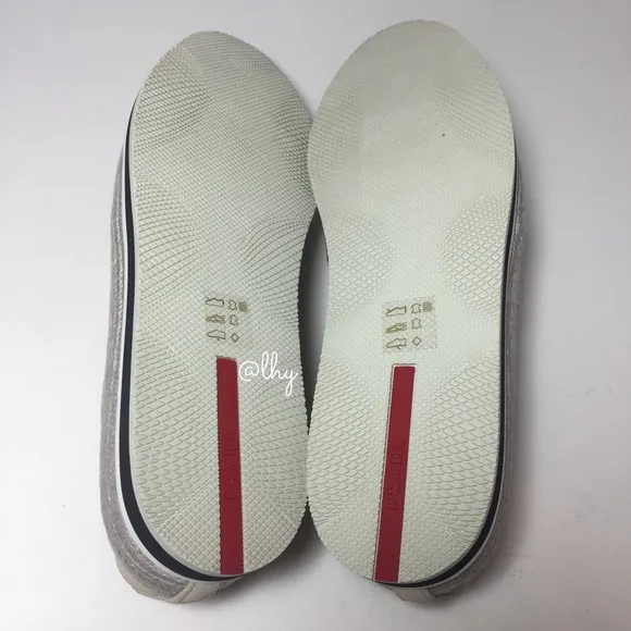 PRADA ESPADRILLE SLIP ON FLATS  39.5