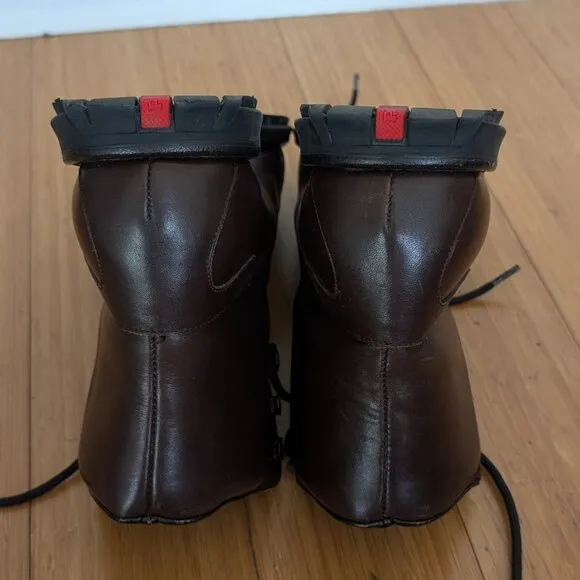 Prada Leather Combat Boots