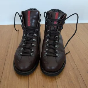 Prada Leather Combat Boots