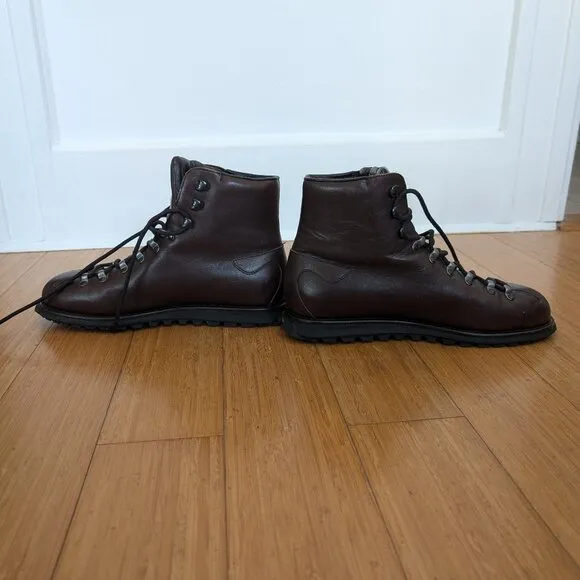 Prada Leather Combat Boots