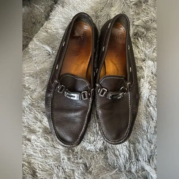 Prada Loafers logo flat driving shoes classic dress shoes y2k