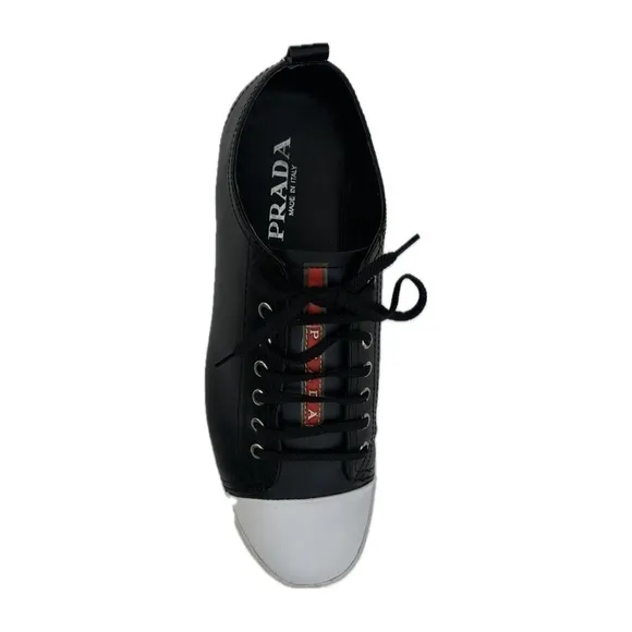 PRADA Low Top Leather Sneakers 90991 46/US 12