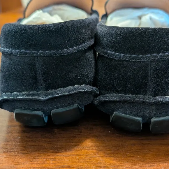 PRADA Navy Blue Suede Silver Bit Driving Shoes Loafers Mens UK 5 US 6 EU 39