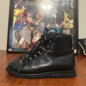 Prada Sport Black Combat Boots Sz EU 35.5 US 5.5