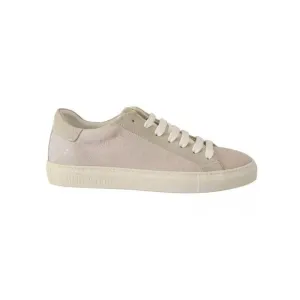 Pre Loved HIDE &amp; JACK Suede Low Top Sneakers Women Off White