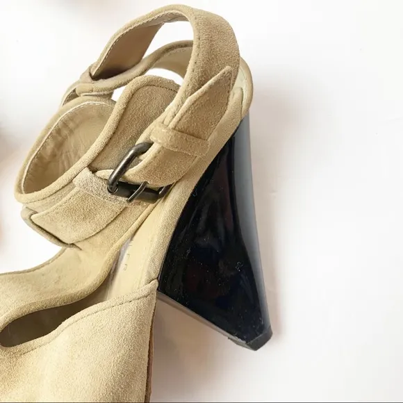 Proenza Schouler | Suede T-Strap Wedge Sandals