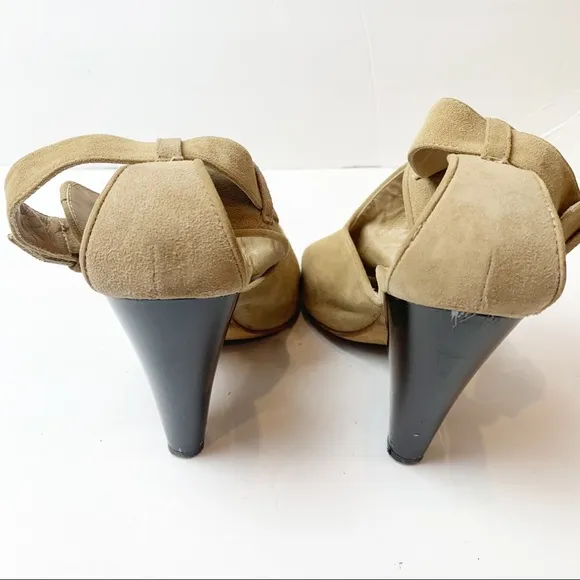 Proenza Schouler | Suede T-Strap Wedge Sandals