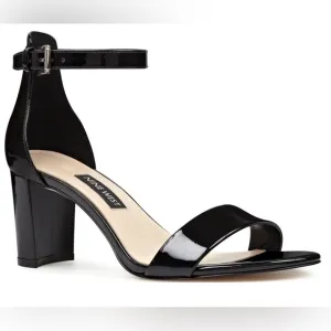 Pruce Ankle Strap Block Heel Sandals