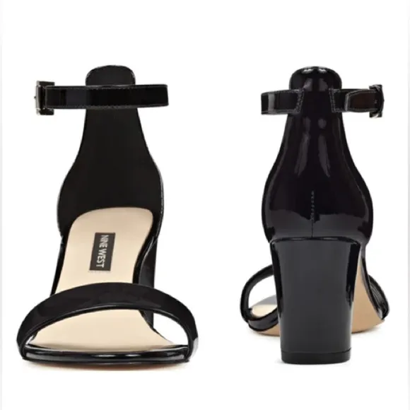 Pruce Ankle Strap Block Heel Sandals