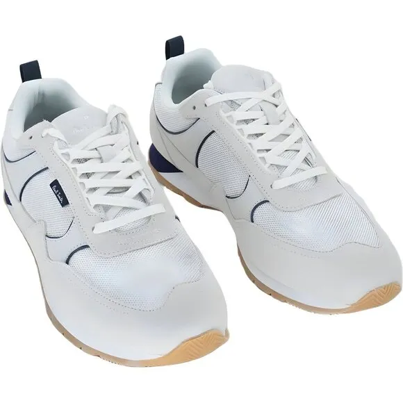 PS by Paul Smith Men's White Suede Sneakers - Size 10 (EU 43) Low-Top