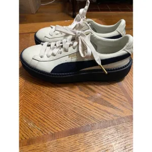 Puma basket platform trace block vanilla ice night sky platform sneakers