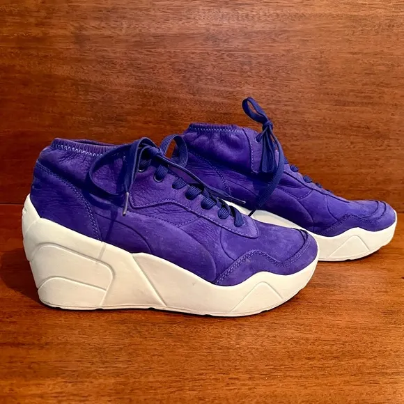 Puma hi heel platform sneakers