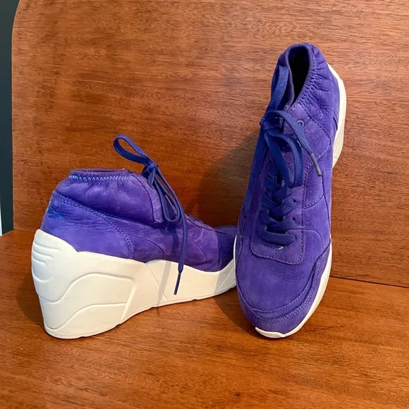Puma hi heel platform sneakers