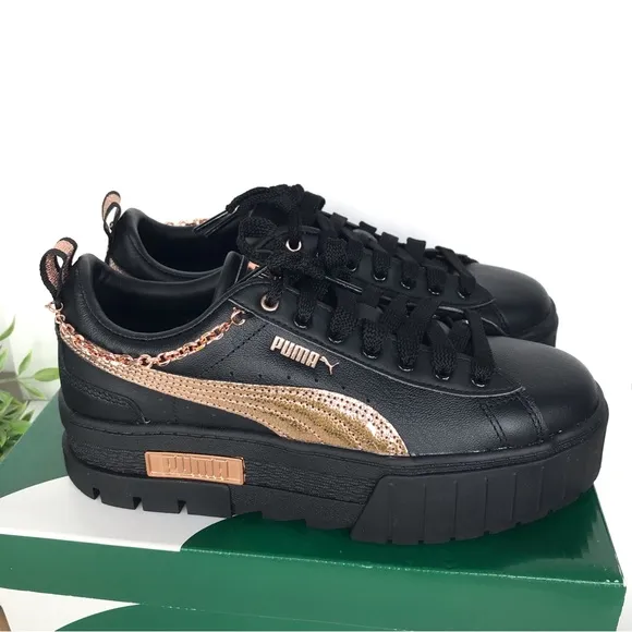 PUMA Mayze Glow Platform Chain Sneakers 8 NWB