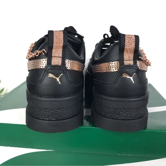 PUMA Mayze Glow Platform Chain Sneakers 8 NWB