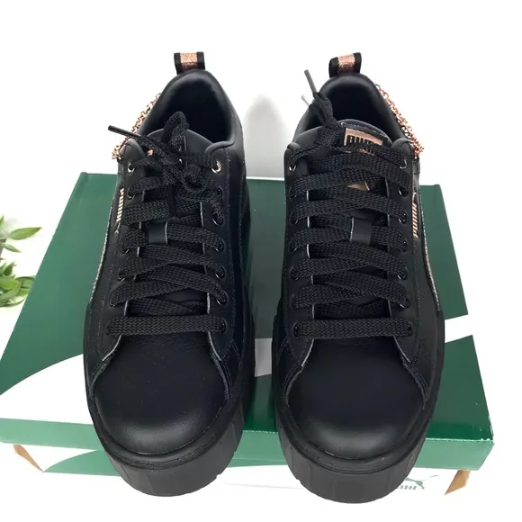 PUMA Mayze Glow Platform Chain Sneakers 8 NWB