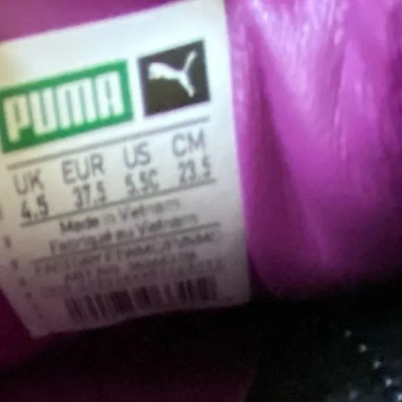Puma Purple Platform Sneakers