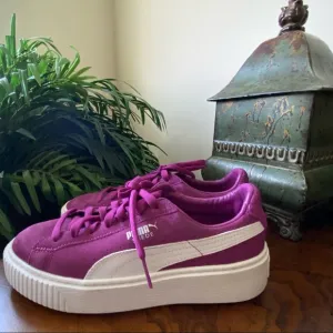 Puma Purple Platform Sneakers