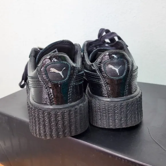 Puma x Fenty by Rihanna Black Patent Creepers (size 6)