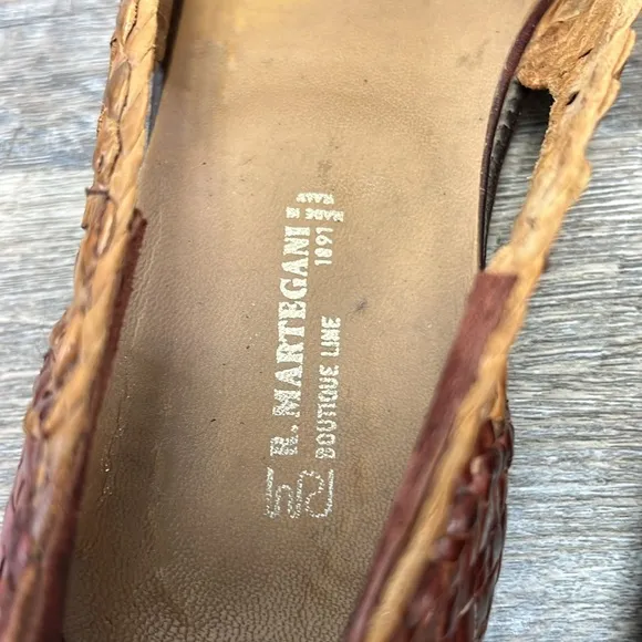 R. Martegani Boutique Line Men’s 2 Tone Woven Leather Loafers
