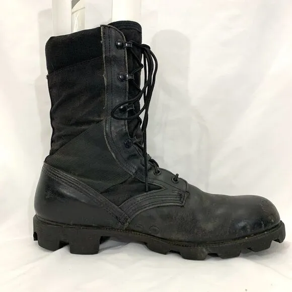 R O Search WELLCO 1993 Military Jungle Combat Boots Men’s US 10.5 R