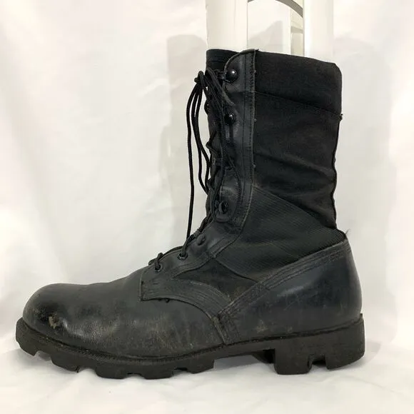 R O Search WELLCO 1993 Military Jungle Combat Boots Men’s US 10.5 R