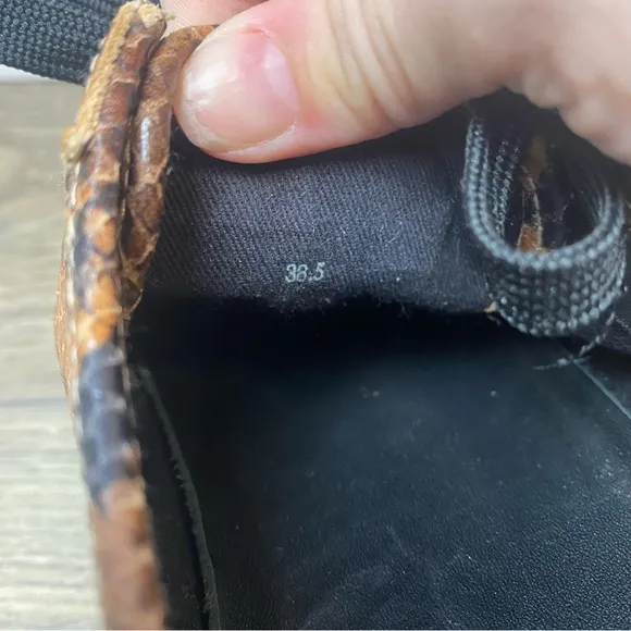 Rag &amp; Bone Army Low Top Snakeskin Sneakers