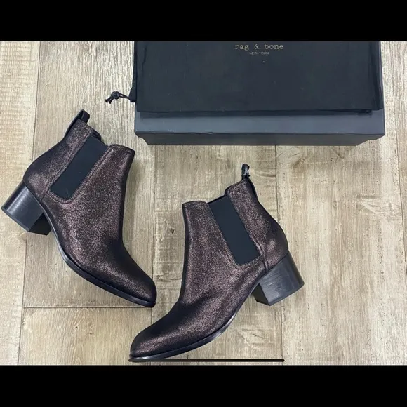 Rag &amp; Bone Chelsea Copper Boots. New in box