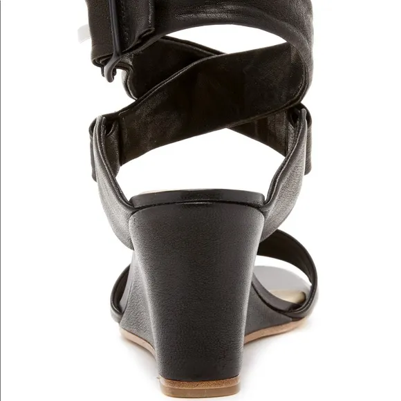 Rag &amp; Bone Damien Wedge Sandals Black EU 37