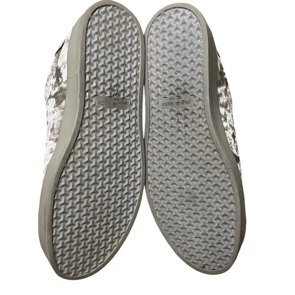 Rag &amp; Bone Low-Top Dove Velvet Low-Top Sneakers Size 39 US 8 1/2