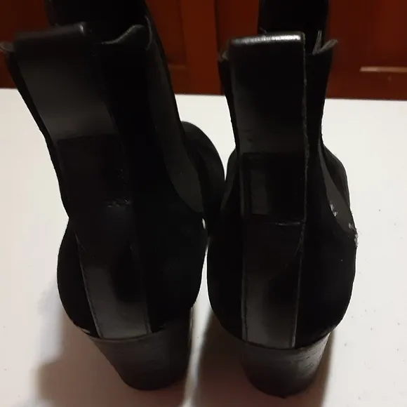 Rag &amp; Bone New York Black Suede Chelsea Ankle Boots