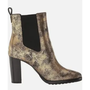 Ralph Lauren Women's Mylah Stretch Ankle Chelsea Boots - Gold Bronze - 10 NWB