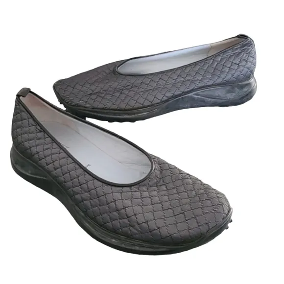 RARE Cynthia Rowley Quilted Flats 42 11 Sneakers Gray