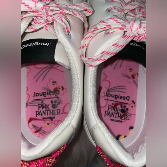RARE Desigual PINK PANTHER Sneakers 9