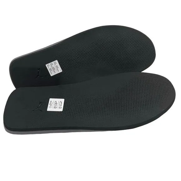 Rare Puma by Hussein Chalayan Black Leather Slip-On Strap Sandals US Size 8 NWT